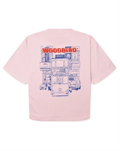 Woodbird - WBJuno Tram T-shirt - Violet